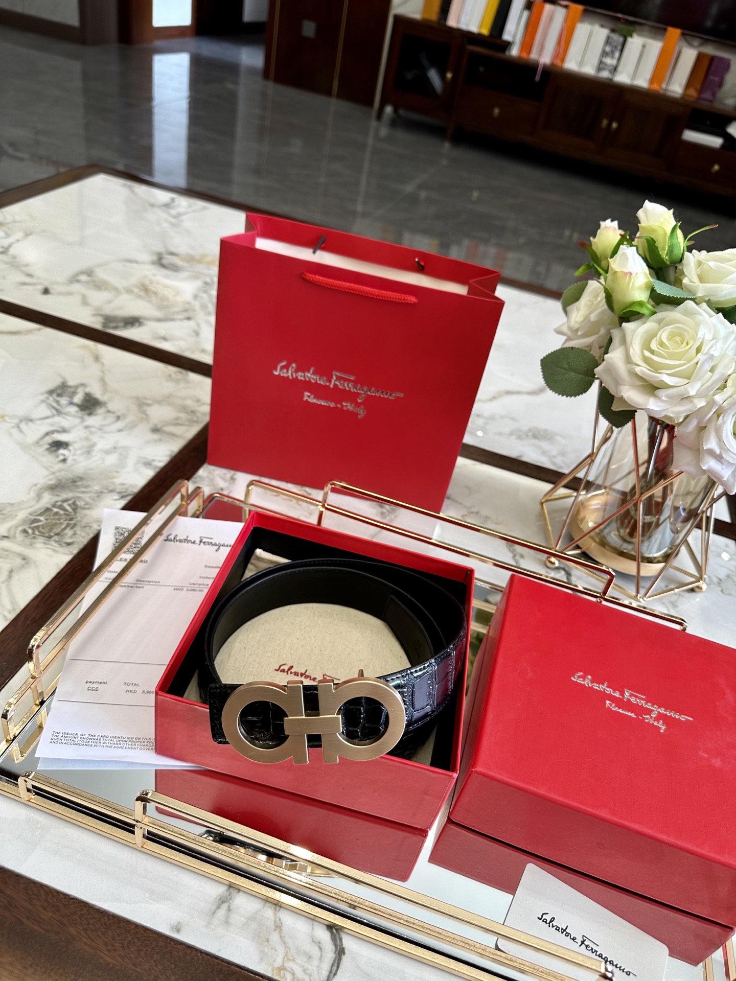 Ferragamo belt model 23